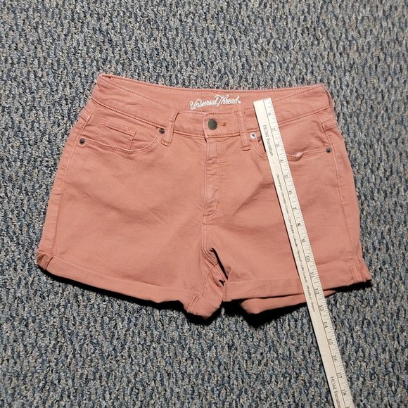 EUC Universal Thread Salmon Colored Shorts Size 6 28 - Picture 7 of 16